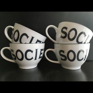 Restoration Hardware Tea Cups w/SURPRISE!  message